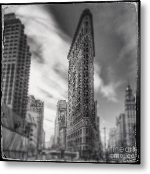 Flat Metal Print featuring the photograph Flat Iron Building by Craig J Satterlee