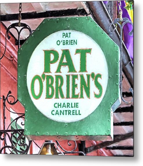 Pat Obrien's Metal Print featuring the photograph Pat Obriens by JC Findley