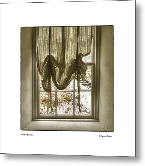  Metal Print featuring the photograph Window Dressing by R Thomas Berner