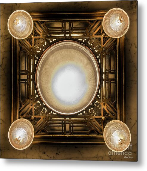 Art Metal Print featuring the photograph A Chandelier in the Rookery by David Levin