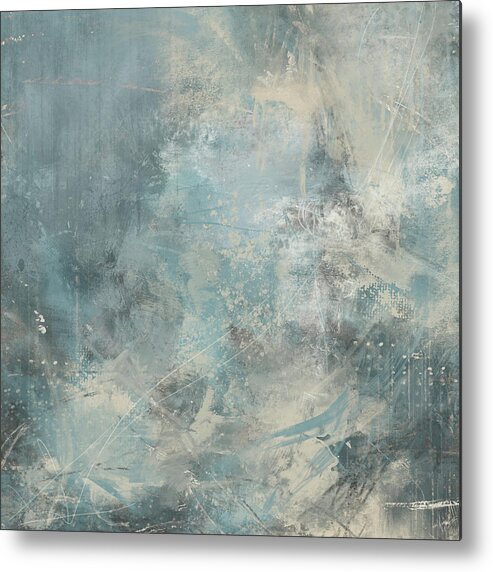 Abstract Metal Print featuring the painting Peace Among The Chaos by Jai Johnson