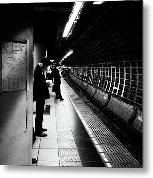 Leica M9 Metal Print featuring the photograph Shoes, Tokyo Metro by Eugene Nikiforov