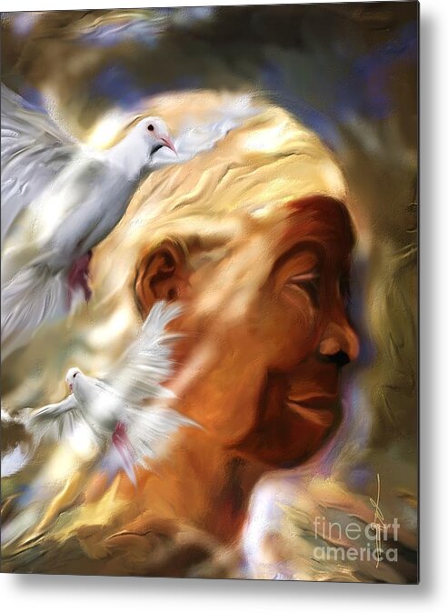 Haiti Metal Print featuring the painting In The Spirit by Bob Salo