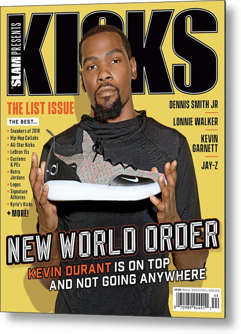 Kevin Durant Metal Print featuring the photograph New World Order: Kevin Durant is on Top and Not Going Anywhere SLAM Cover by Atiba Jefferson
