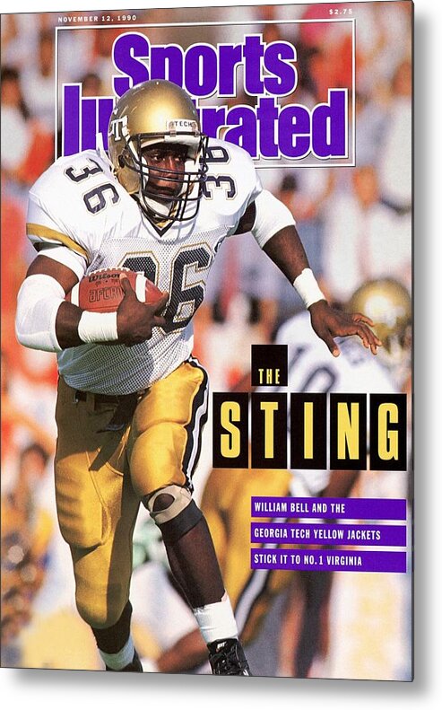 Magazine Cover Metal Print featuring the photograph Georgia Tech William Bell... Sports Illustrated Cover by Sports Illustrated