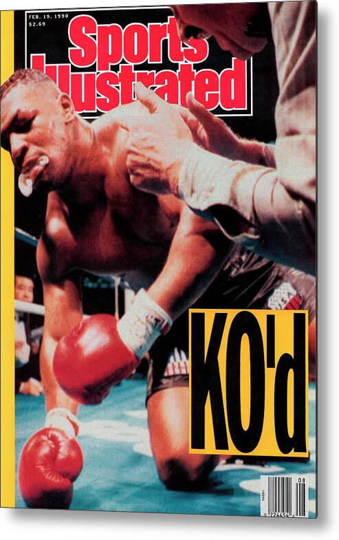 Heavyweight Metal Print featuring the photograph Mike Tyson, 1990 Wbcwbaibf Heavyweight Title Sports Illustrated Cover by Sports Illustrated