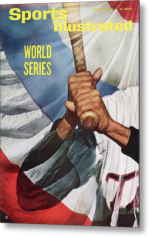 Magazine Cover Metal Print featuring the photograph Minnesota Twins Zoilo Versalles Sports Illustrated Cover by Sports Illustrated