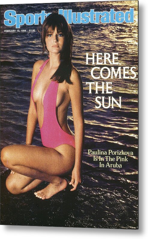 1980-1989 Metal Print featuring the photograph Paulina Porizkova Swimsuit 1984 Sports Illustrated Cover by Sports Illustrated