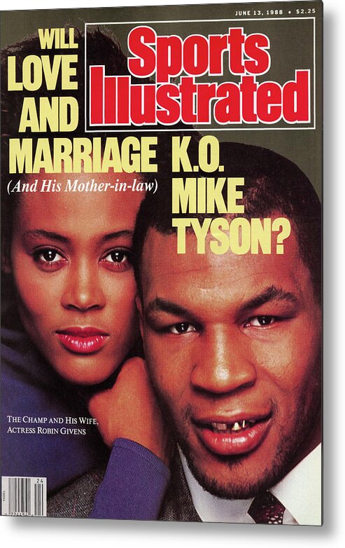Magazine Cover Metal Print featuring the photograph Will Love And Marriage K.o. Mike Tyson Sports Illustrated Cover by Sports Illustrated