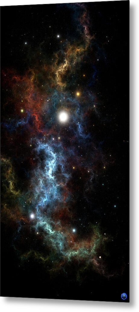 Sydeous Metal Print featuring the digital art The Sydeous Nexus Cluster by Rolando Burbon