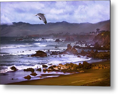 Seascape Metal Print featuring the photograph California Highway 1 by Kandy Hurley
