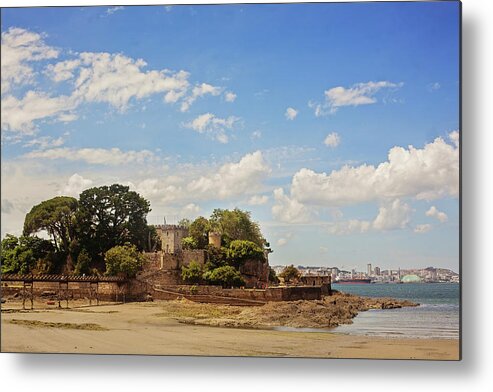 Tranquility Metal Print featuring the photograph Santa Cruz Castle by Carol Yepes