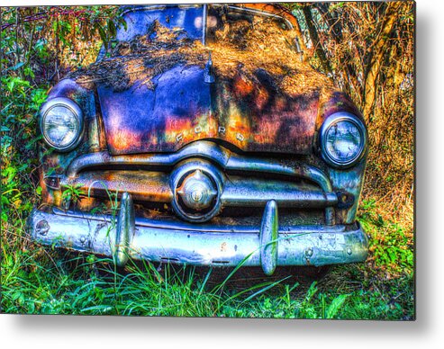  Metal Print featuring the photograph 1950 Ford to be Reconditioned by Douglas Barnett