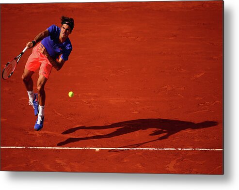 Tennis Metal Print featuring the photograph 2015 French Open - Day Ten #1 by Clive Brunskill