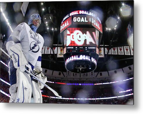 Playoffs Metal Print featuring the photograph 2015 Nhl Stanley Cup Final - Game Six #1 by Bruce Bennett