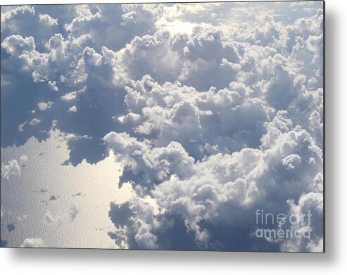 Clouds Metal Print featuring the photograph Above the clouds #1 by Deena Withycombe