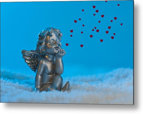 Adorable Metal Print featuring the photograph Angel #1 by U Schade