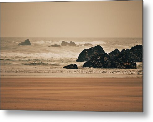 Ocean Metal Print featuring the photograph Beach #1 by Ivan Slosar