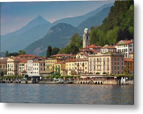 Built Structure Metal Print featuring the photograph Bellagio On Lake Como #1 by Richard I'anson
