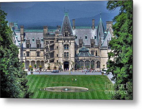 The Biltmore House Metal Print featuring the photograph Biltmore House #1 by Savannah Gibbs