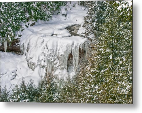 Blackwater Falls Metal Print featuring the photograph Blackwater Falls #1 by Mary Almond