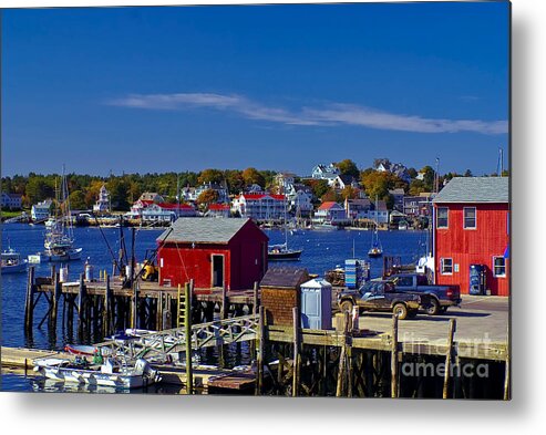 Boothbay Harbor Metal Print featuring the photograph Boothbay Harbor Maine. #2 by New England Photography