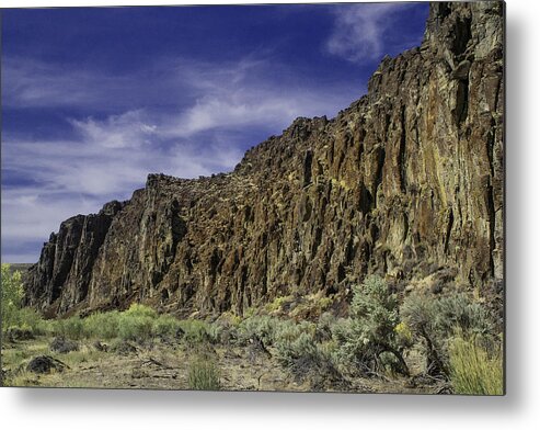 Cordero Road Metal Print featuring the photograph Canyon Walls 3 #1 by Karen W Meyer