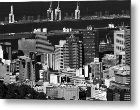 South Africa Metal Print featuring the photograph Cape Town Skyline - South Africa #1 by Aidan Moran