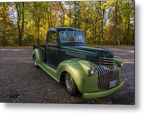 46. Chevy Metal Print featuring the photograph Chevy truck #1 by Nebojsa Novakovic