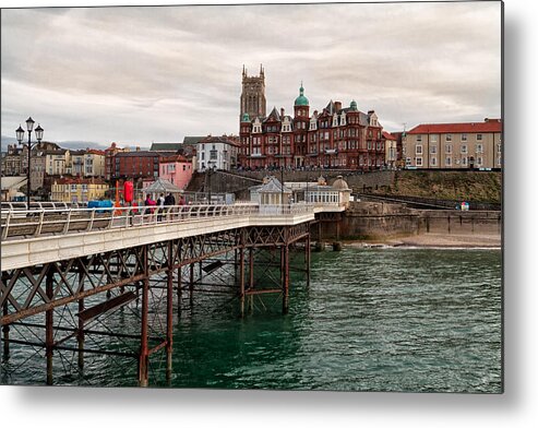 England Metal Print featuring the photograph Cromer Pier #1 by Shirley Mitchell