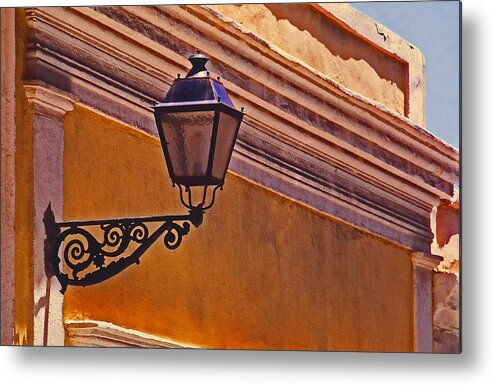 Streetlight Metal Print featuring the photograph El Farol #1 by Guillermo Rodriguez