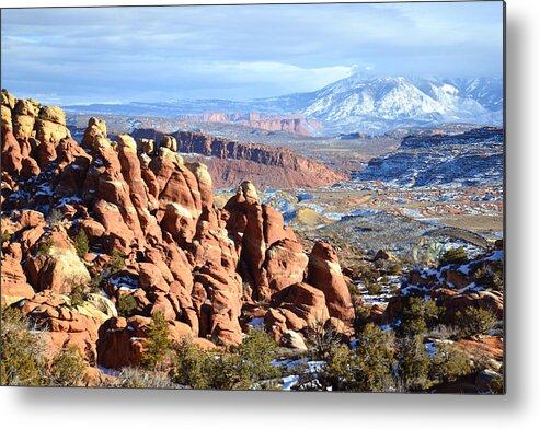 Arches National Park Metal Print featuring the photograph Fiery Furnace #2 by Ray Mathis