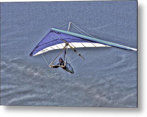 Beach Metal Print featuring the photograph Flying #1 by SC Heffner