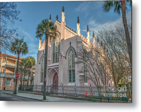 The Huguenot Church Metal Print featuring the photograph French Huguenot Church by Dale Powell