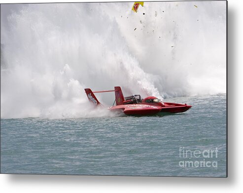 Sports Metal Print featuring the photograph Gold Cup Hydroplane Races #1 by Jim West