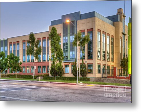 Grand Central Campus Burbank/glendale Metal Print featuring the photograph Grand Central 3 Centre digital new media Campus Burbank #1 by David Zanzinger