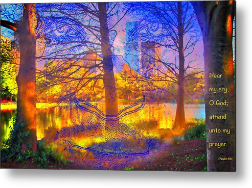Central Park Metal Print featuring the photograph Hear My Cry - verse by Terry Wallace