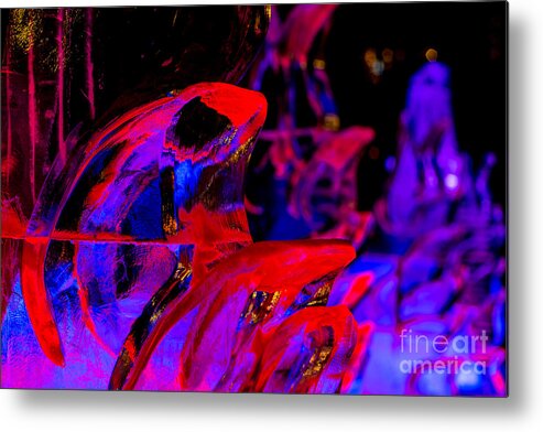 2015 Metal Print featuring the photograph Icicles by Franz Zarda