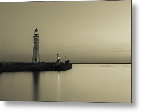 Buffalo Metal Print featuring the photograph Lighthouse #1 by John Angelo Lattanzio