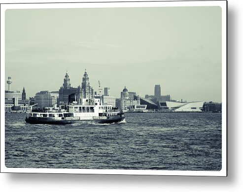 Liverpool Museum Metal Print featuring the photograph Mersey Ferry by Spikey Mouse Photography