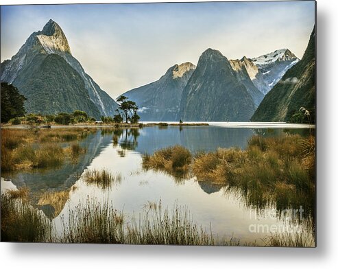Milford Sound Metal Print featuring the photograph Milford Sound #1 by Colin and Linda McKie