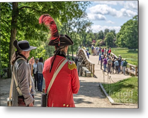 Redcoat Metal Print featuring the photograph Minute Man National Historical Park #1 by Edward Fielding