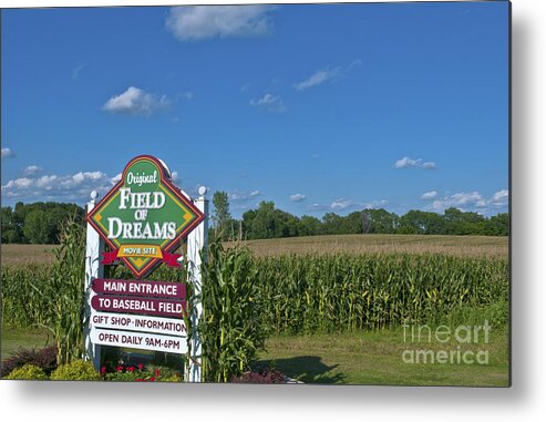 Dyersville Metal Print featuring the photograph Movie Set Of Field Of Dreams #1 by Bill Bachmann