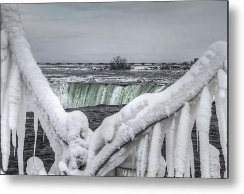 Canada Metal Print featuring the photograph Niagara Falls in the winter #1 by Nick Mares
