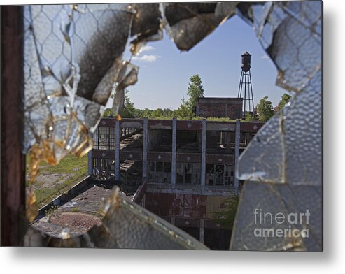 Auto Metal Print featuring the photograph Packard Factory #1 by Jim West