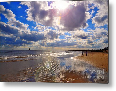 Texas Gulf Coast Metal Print featuring the photograph Texas Gulf Coast by Savannah Gibbs