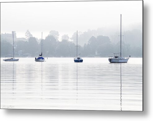 Sailing Metal Print featuring the photograph Sailboats #1 by Sharon Popek