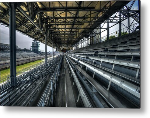 Indianapolis 500 Metal Print featuring the photograph Speed Cavern #2 by Daniel Gundlach