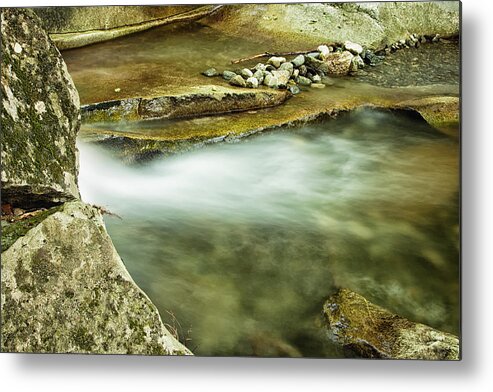 Stickney Brook Road Metal Print featuring the photograph Stickney Brook #1 by Tom Singleton