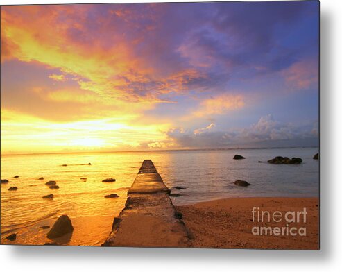 Sunset Metal Print featuring the photograph Sunset by Amanda Mohler